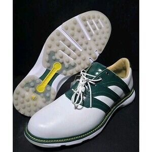 New Adidas Boost MC Z-Traxion Spikeless Golf Leather Shoes Green JH6127 Size 11